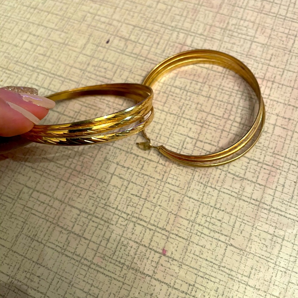 Hoop earrings
